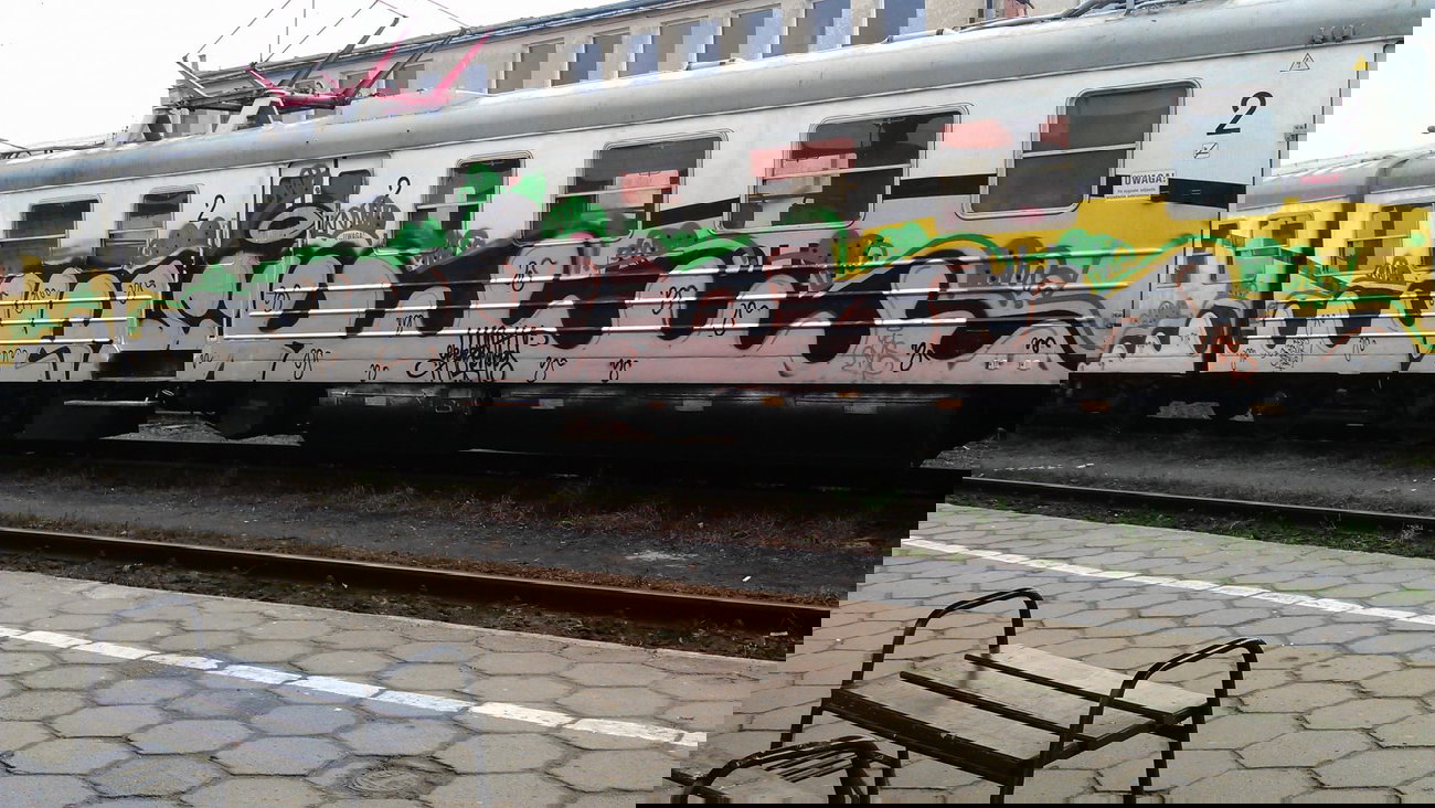 Graffiti Train - Photo by macho - Meksyk