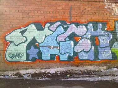 Graffiti Bombing in Yaroslavl - Photo by mack - Mack (2012)