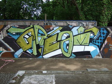 Graffiti Wall - Photo by mad_cream - funky, child