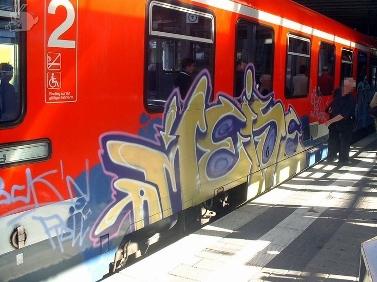 Graffiti Train - Photo by madmax - ameise