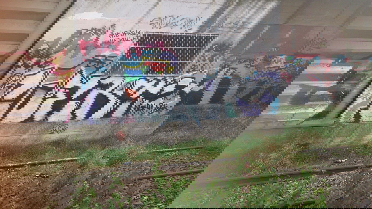 Graffiti Bombing - Photo by madmax - nert, obk (2013)