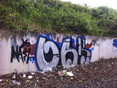 Graffiti Wall - Photo by madmax - obk, nert