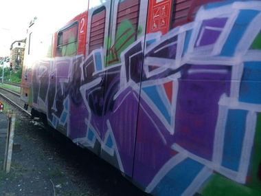 Graffiti Train - Photo by madmax - Muks (2014)
