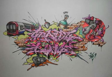 Graffiti Sketch - Photo by madmax