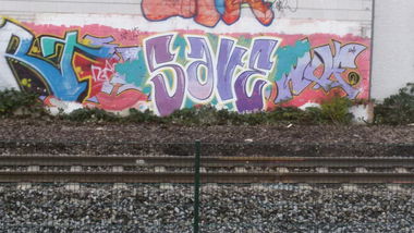 Graffiti Wall in mainz - Photo by madmax - save, nail (2014)