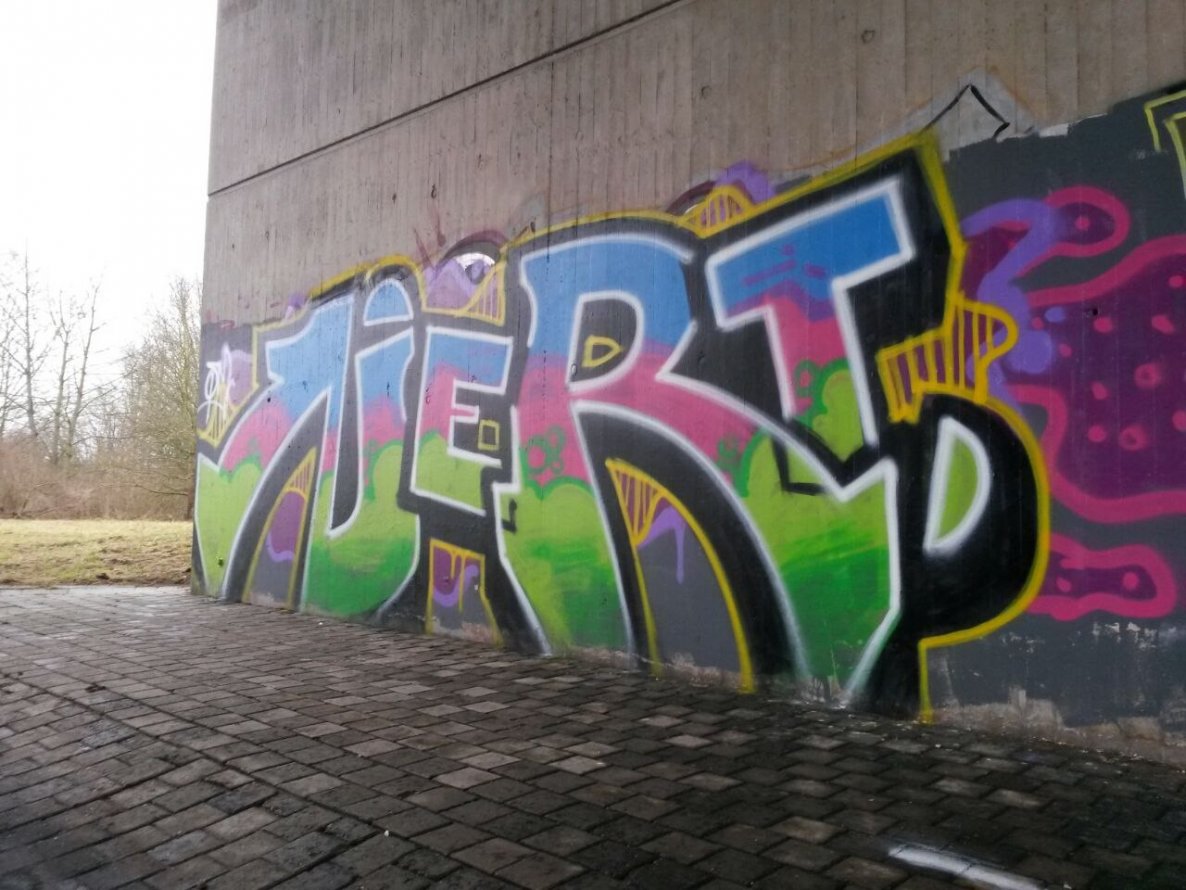 Graffiti Bombing in Nieder-Olm - Photo by madmax - nert, sm (2015)