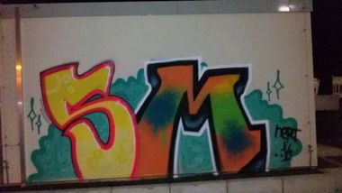 Graffiti Bombing - Photo by madmax - sm, mies, nert (2014)