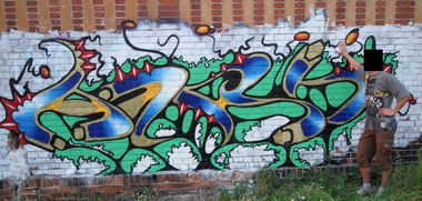 Graffiti Wall - Photo by malarz87