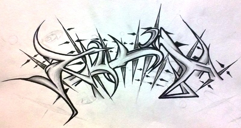 Graffiti Sketch - Photo by malarz87