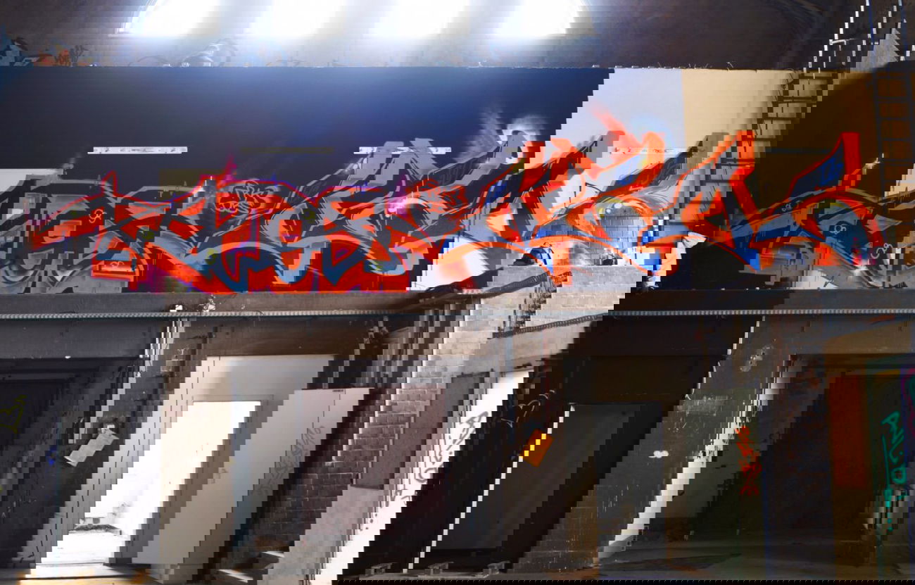 Graffiti Wall in Chemnitz - Photo by malerone - LOVAZ, TRK, DBS (2014)