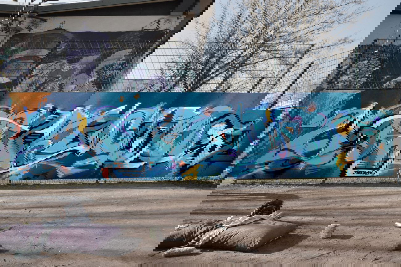 Graffiti Wall in Dresden - Photo by malerone - LOVAZ, ZETOR, TRK (2015)