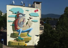Graffiti Street Art in Bielsko-biała - Photo by malik - obbrazmiasta, malik, graffunk (2015)