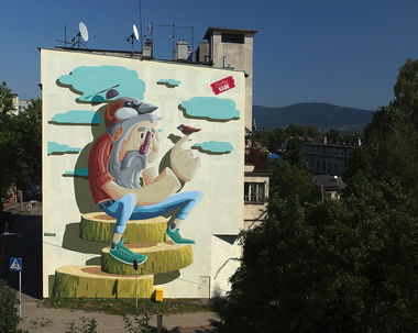 Graffiti Street Art in Bielsko-biała - Photo by malik - obbrazmiasta, malik, graffunk (2015)