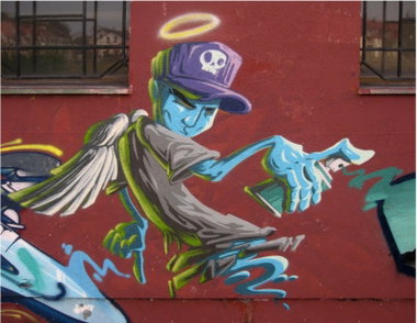 Graffiti Wall in ?ywiec - Photo by malik (2013)