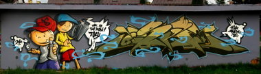 Graffiti Wall in Bielsko-Biala - Photo by malik (2012)