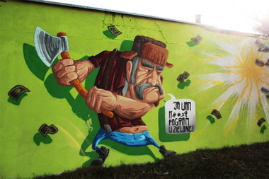 Graffiti Wall in Siemianowice Slaskie - Photo by malik (2012)