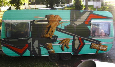 Graffiti Wall in Duszniki-Zdrój - Photo by malik - graffunk, ospa, madkids