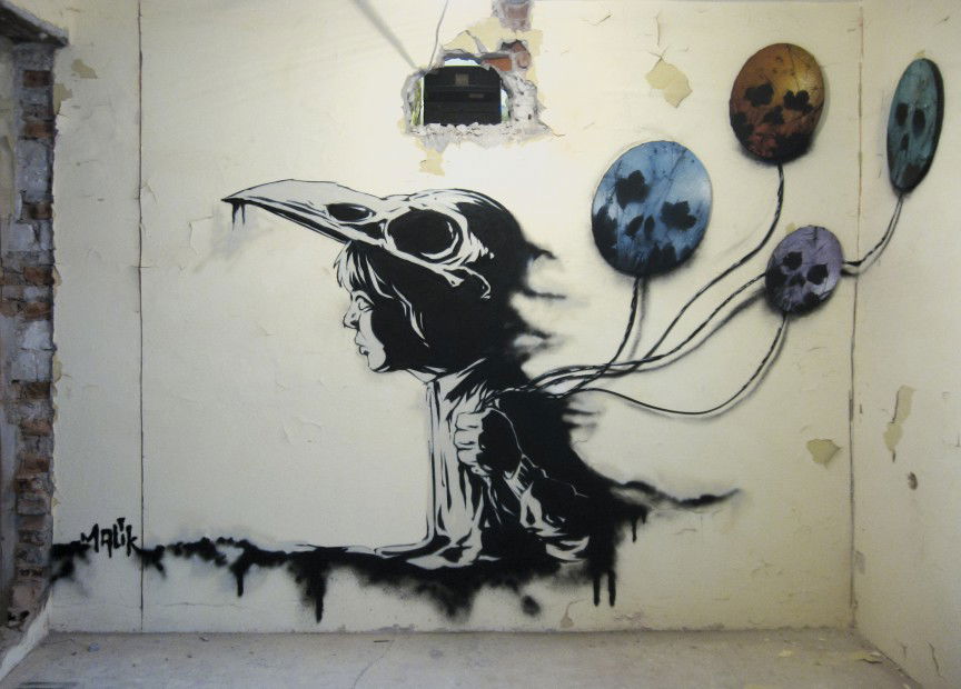 Graffiti Artwork in Duszniki-Zdrój - Photo by malik - graffunk, ospa, madkids