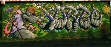 Graffiti Wall - Photo by malik