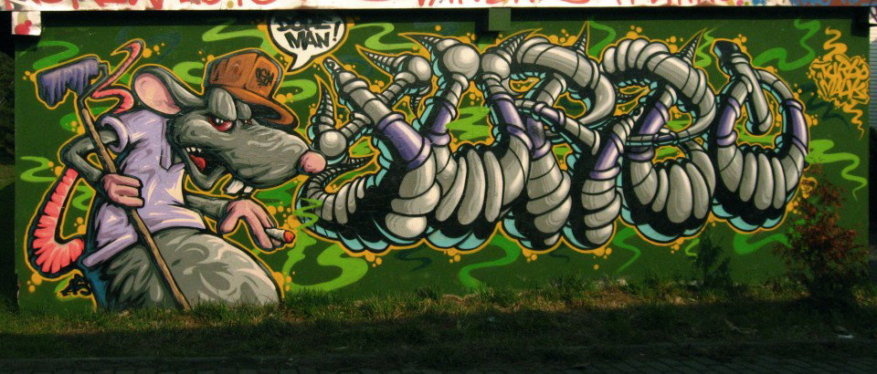Graffiti Wall - Photo by malik