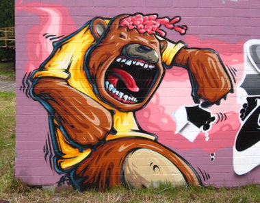 Graffiti Wall - Photo by malik - ospa, madkids, 307 (2011)