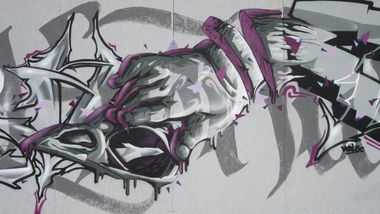Graffiti Wall in Katowice - Photo by malik - graffunk, ospa, madkids (2013)