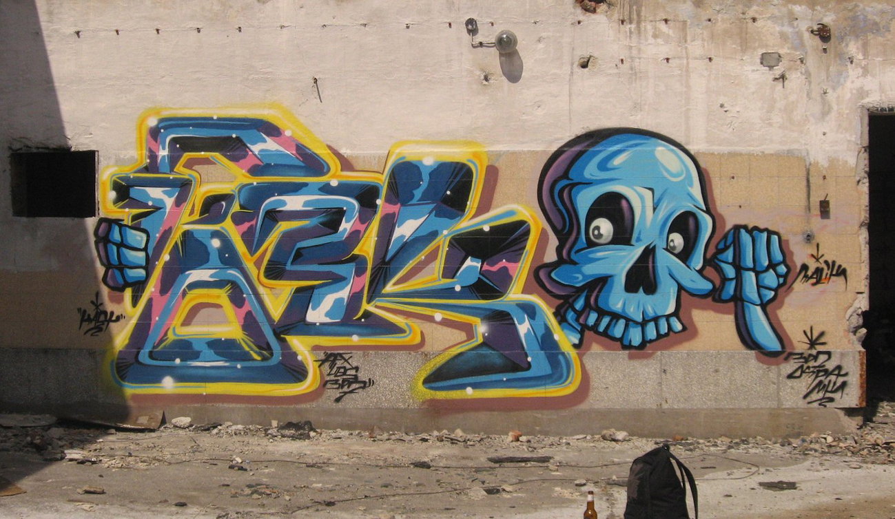 Graffiti Wall - Photo by malik - 307, ospa, afx (2013)