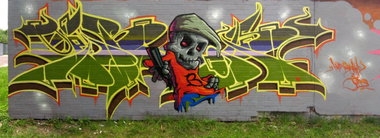 Graffiti Wall - Photo by malik - turbo, ospa, madkids (2012)