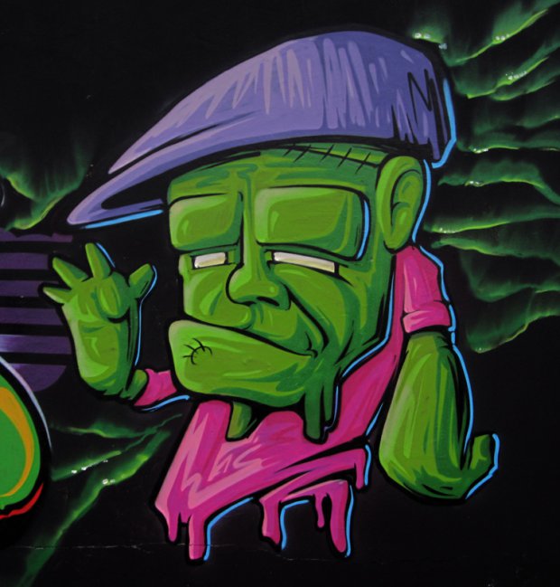 Graffiti Wall - Photo by malik - graffunk, ospa, madkids (2012)