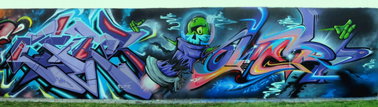 Graffiti Wall - Photo by malik - graffunk, madkids, ospa (2012)