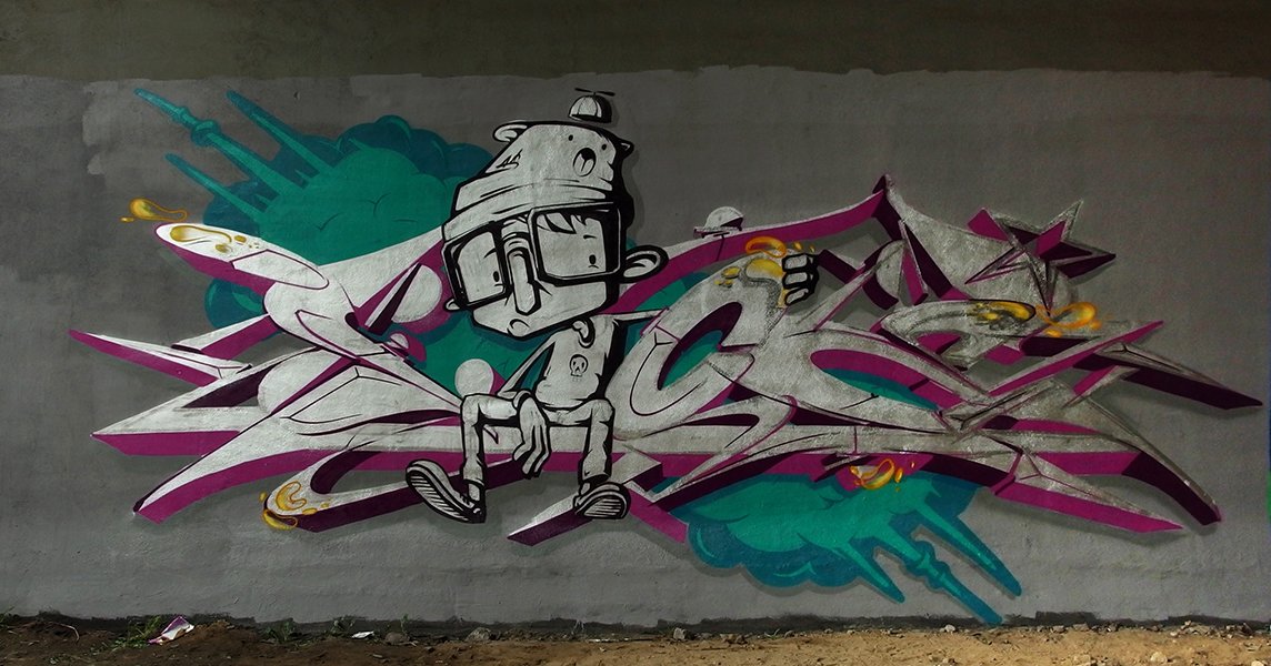 Graffiti Wall - Photo by malik - graffunk, katowice, silesia (2014)