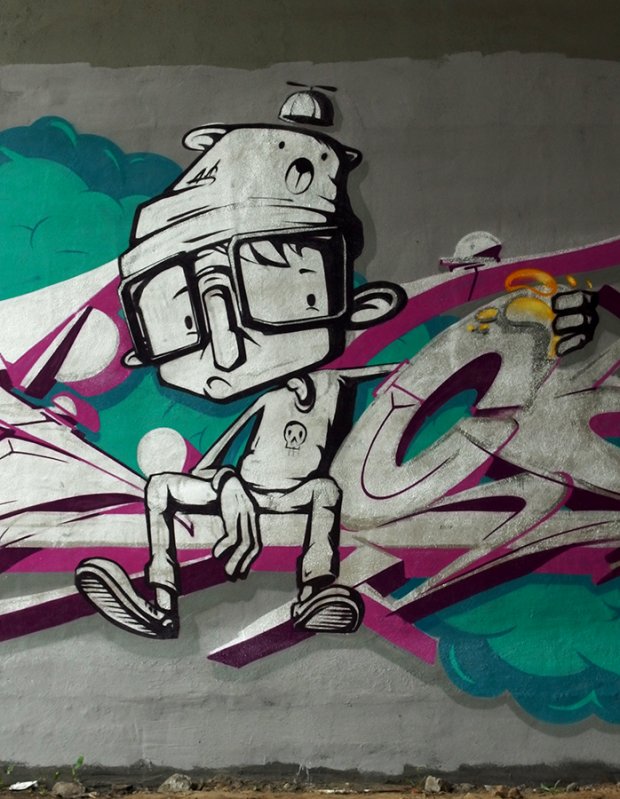 Graffiti Wall - Photo by malik - silesia, katowice, poland (2014)