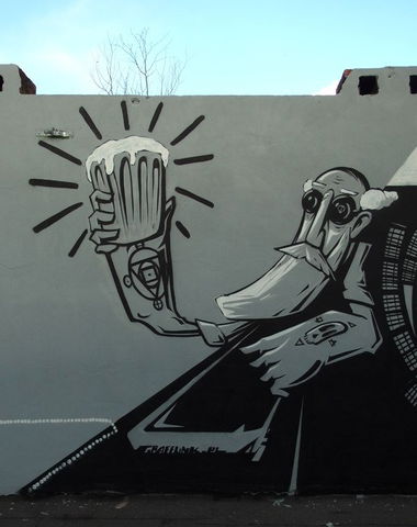 Graffiti Wall in Wroc?aw - Photo by malik - graffunk, wroclaw, malicki (2015)