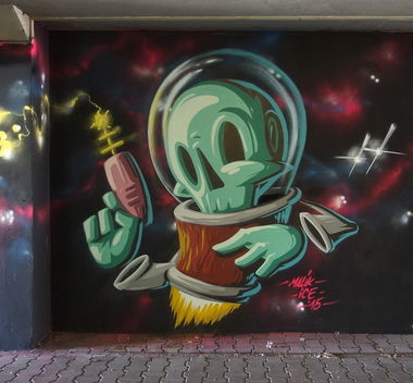 Graffiti Wall - Photo by malik - madkids, ospa, malik (2015)