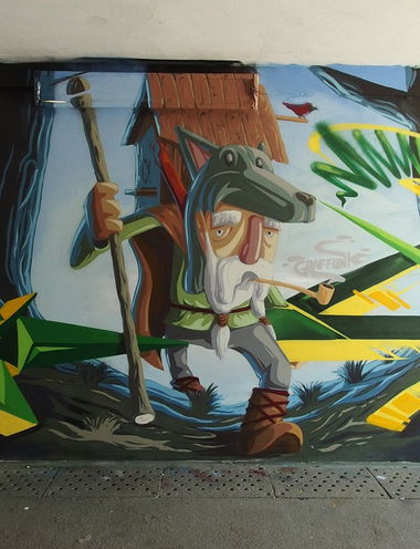 Graffiti Wall - Photo by malik - malik, graffunk, sosnowiec (2015)