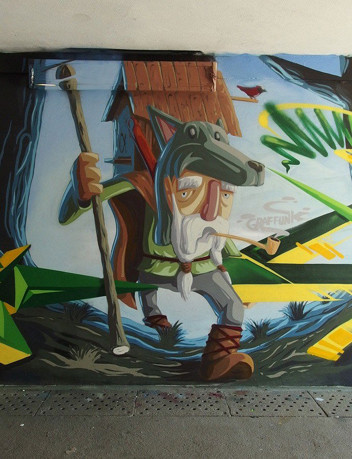 Graffiti Wall - Photo by malik - malik, graffunk, sosnowiec (2015)