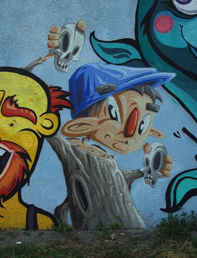 Graffiti Wall - Photo by malik - malicki, graffunk, woodenboy (2015)