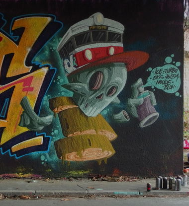 Graffiti Wall - Photo by malik - krk, krakow, ospa (2015)