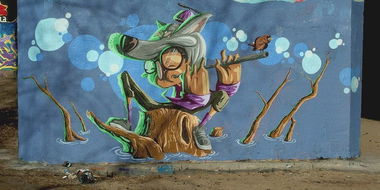 Graffiti Wall in Toru - Photo by malik - graffunk, madkids, ospa (2015)