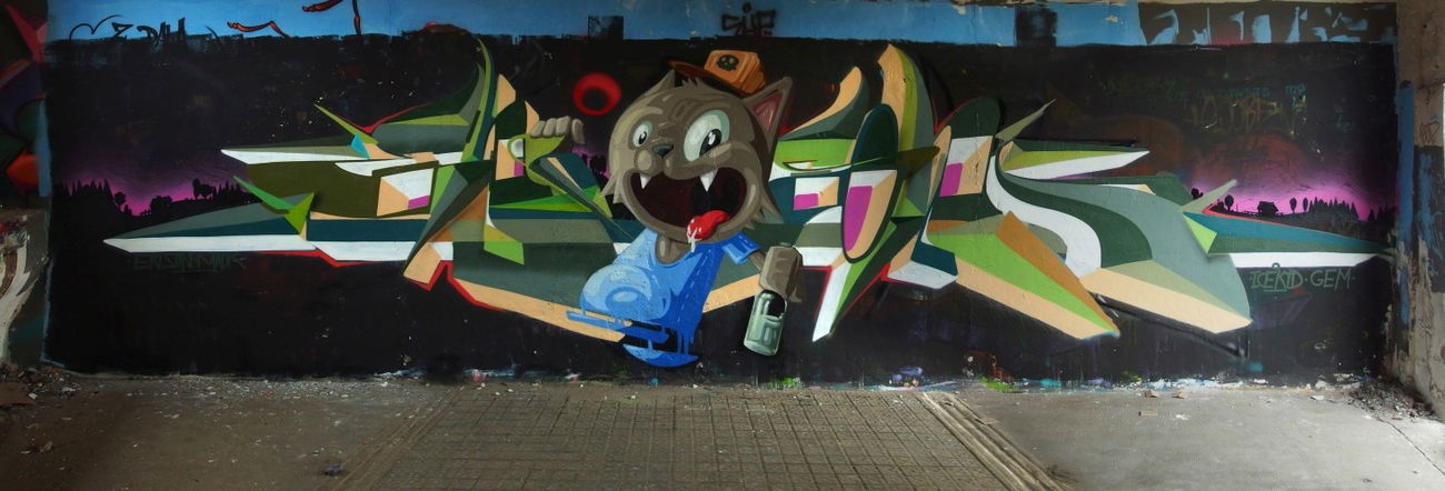 Graffiti Wall - Photo by malik - ekison, malik, madkids (2015)