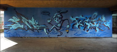 Graffiti Wall - Photo by malik - icekid, graffunk, madkids (2015)