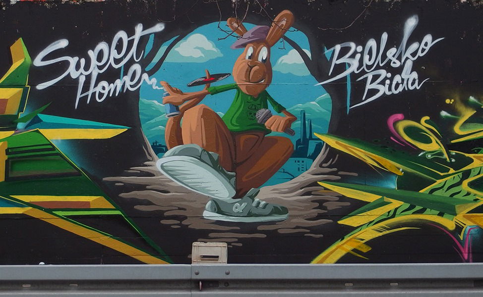 Graffiti Wall - Photo by malik - sweethomebielskobiala, malik, ice (2015)