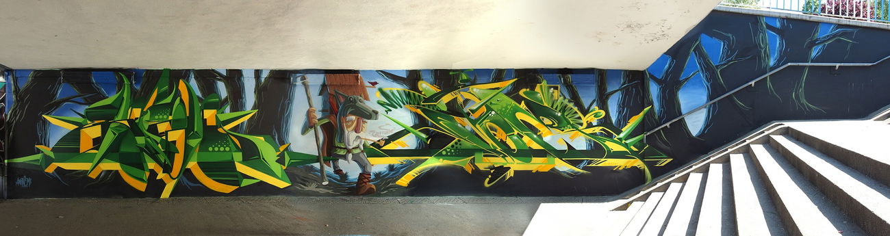 Graffiti Wall - Photo by malik - ekison, icekid, malik (2015)