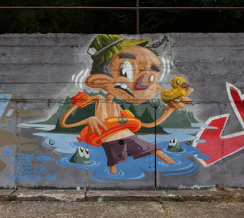 Graffiti Wall - Photo by malik - graffunk, malik, madkids (2015)