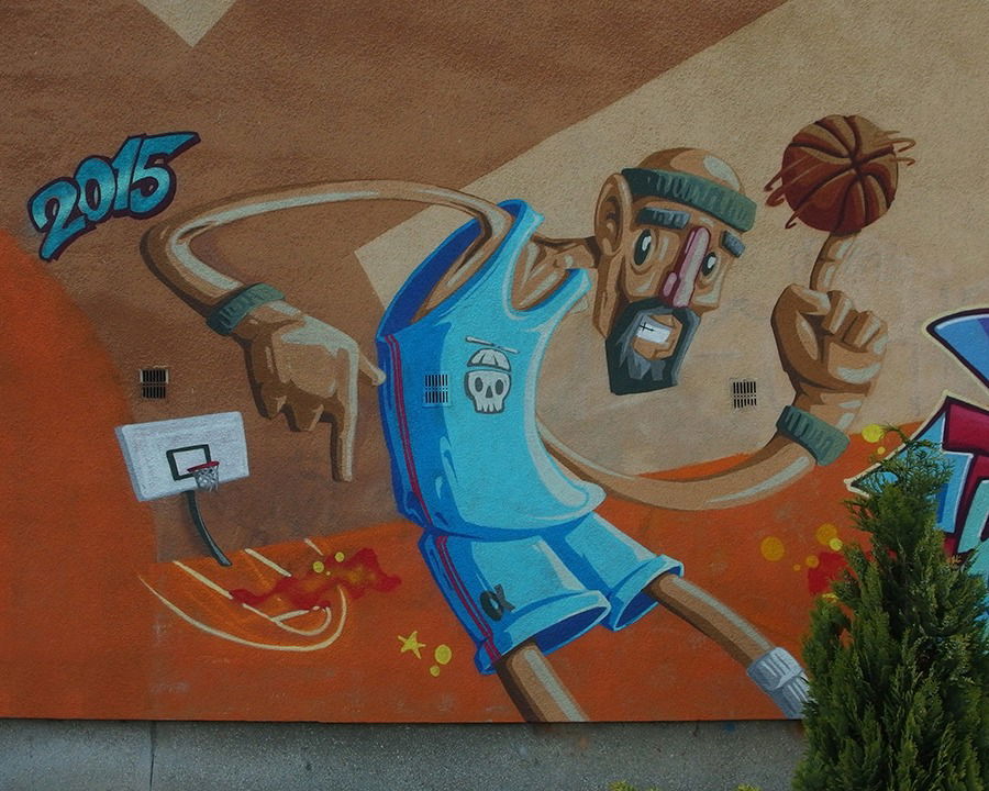 Graffiti Wall - Photo by malik - graffunk, madkids, ospa (2015)