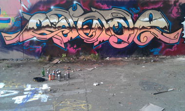 Graffiti Wall - Photo by manta18 - edgar, by, Montwo (2014)