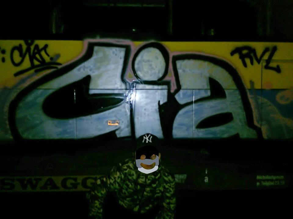 Graffiti Train in Ni - Photo by mareCIA - Serbia-graffiti-CIA (2014)