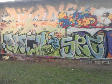Graffiti Wall in Freiberg - Photo by mariohanna (2013)