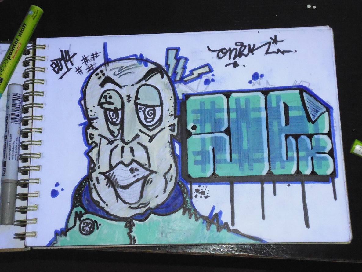 Graffiti Sketch - Photo by mariohanna - onek (2014)