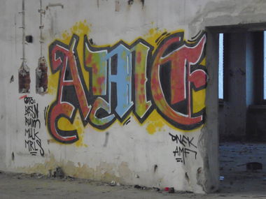 Graffiti Wall - Photo by mariohanna - amf, cru, onek (2014)